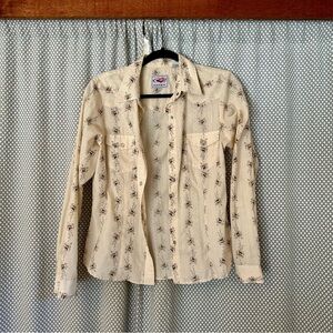 Vintage Y2K Western Wear Button Down Shirt - Fits like XS or S